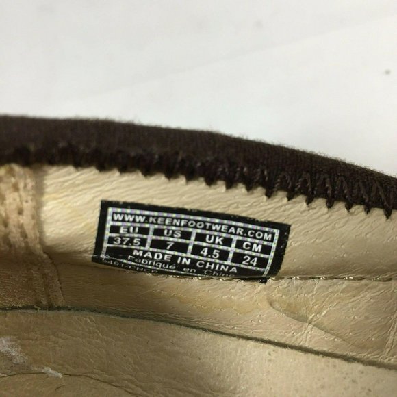 KEEN 5491 CHCP Shoes Womens 7 Brown Leather Comfort Slip Ons Loafers - Picture 11 of 12